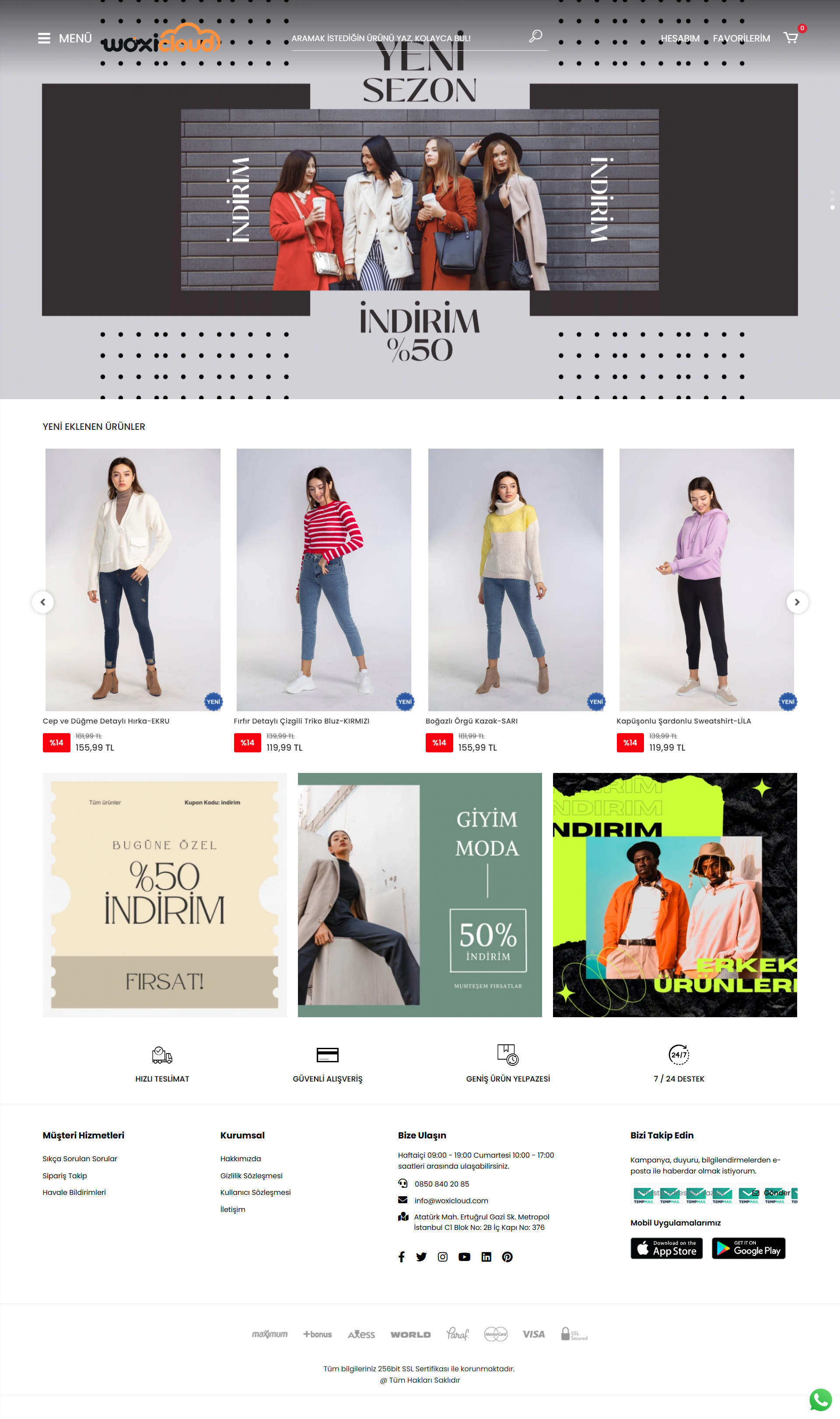 April E-Ticaret Paketi Demo