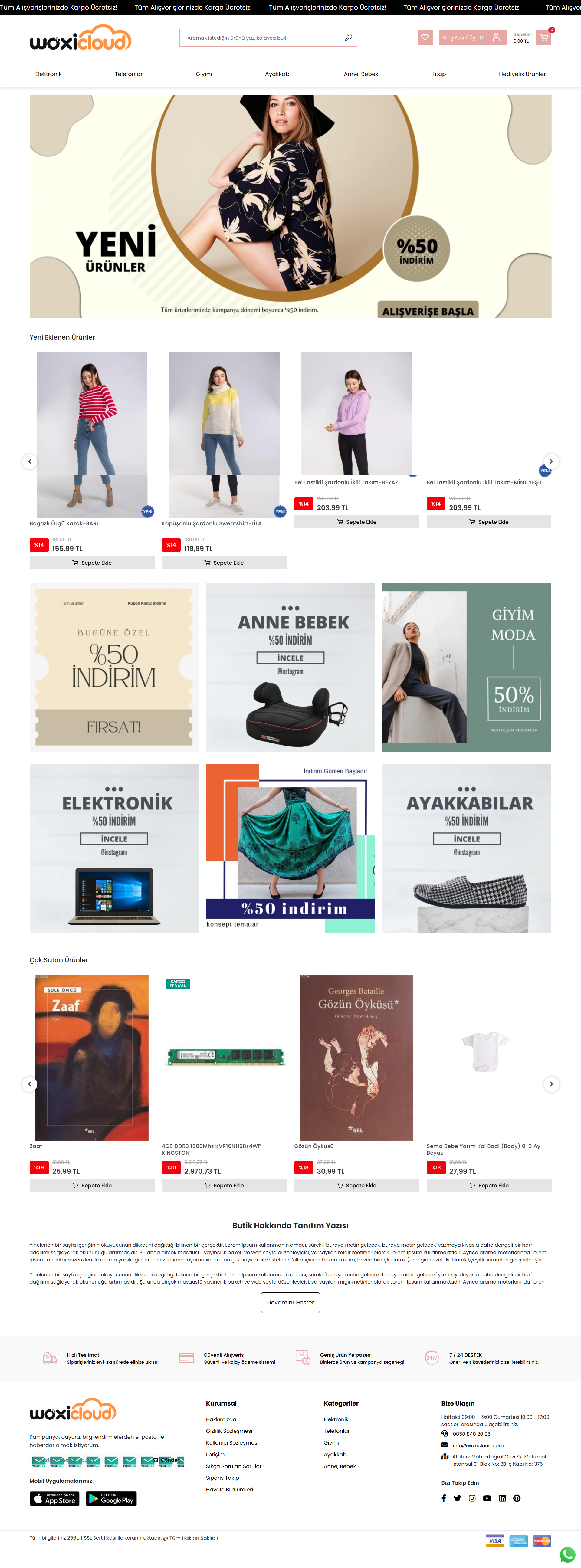 Florace E-Ticaret Paketi Demo